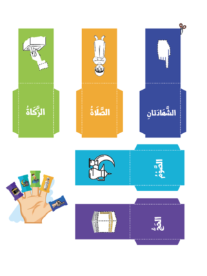 FIVE Pillars of Islam - Coloring Worksheet