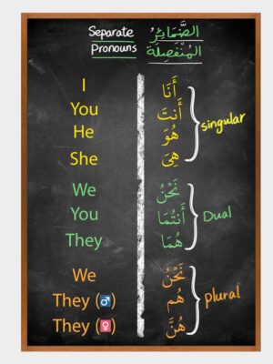 Separated Pronouns Poster