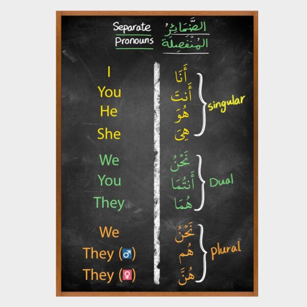 Separated Pronouns Poster